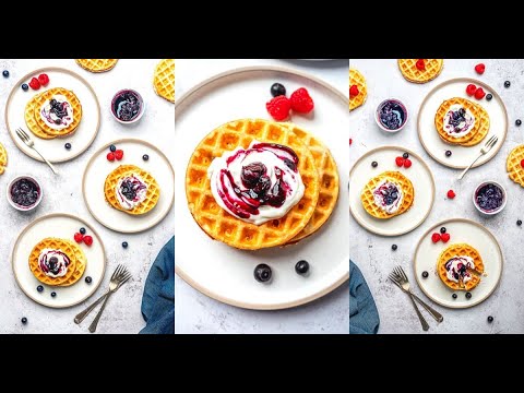 Keto Protein Waffles – 0.8g Total Carbs Per Waffle
