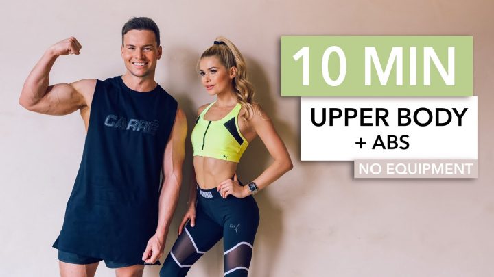 10 MIN UPPER BODY + ABS – for arms, chest and core with DJ Joel Corry / No Equipment I Pamela Reif