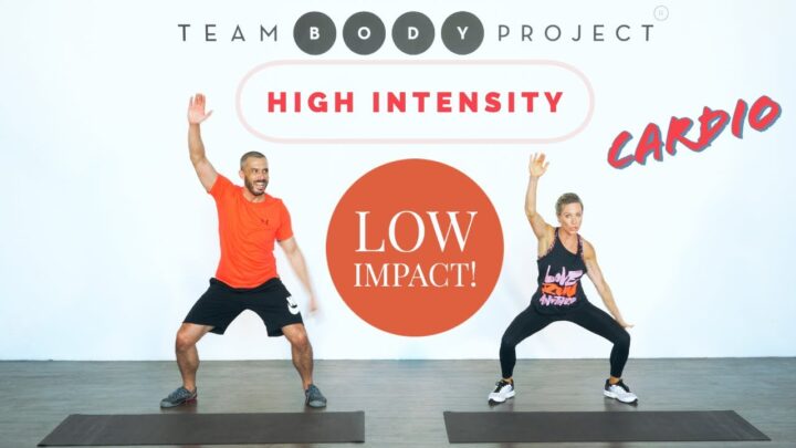 Low impact, high intensity, NO equipment – cardio workout