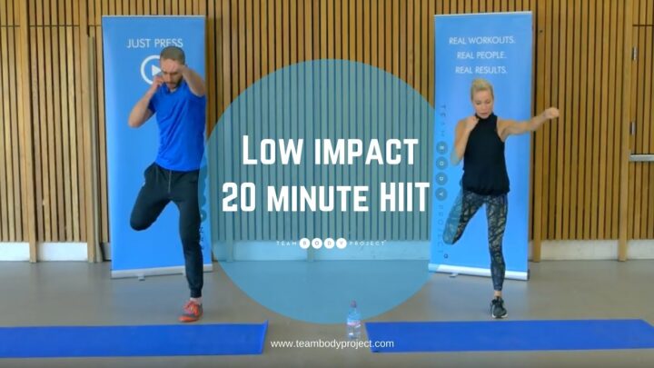 Low impact 20 minute HIIT workout – beginner/intermediate (H20 plan workout 1 )